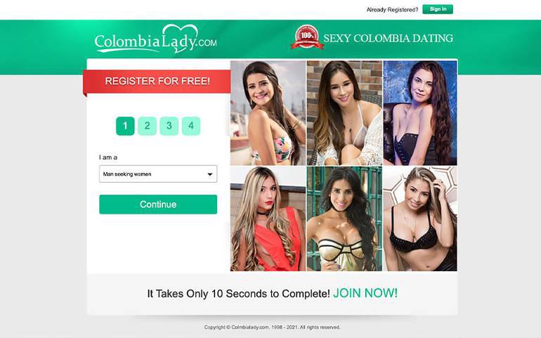 colombialady site
